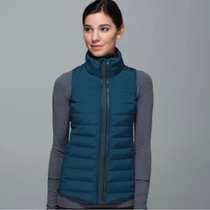 Lululemon Fluffed Up Vest Alberta Lake Blue 4 SOLD